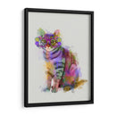 Cat Rainbow Splash 7 - Fab Funky | Cuadro decorativo de Canvas Lab