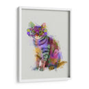 Cat Rainbow Splash 7 - Fab Funky | Cuadro decorativo de Canvas Lab