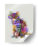 Cat Rainbow Splash 7 - Fab Funky | Cuadro decorativo de Canvas Lab