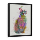 Cat Rainbow Splash 11 - Fab Funky | Cuadro decorativo de Canvas Lab