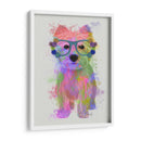 Salpicaduras De Arco Iris De West Highland Terrier - Fab Funky | Cuadro decorativo de Canvas Lab