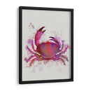 Cangrejo 1 Salpicaduras De Arco Iris Rosa - Fab Funky | Cuadro decorativo de Canvas Lab