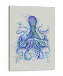 Octopus Rainbow Splash Blue - Fab Funky | Cuadro decorativo de Canvas Lab