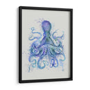 Octopus Rainbow Splash Blue - Fab Funky | Cuadro decorativo de Canvas Lab