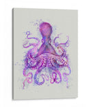 Octopus Rainbow Splash Pink - Fab Funky | Cuadro decorativo de Canvas Lab