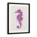 Caballo De Mar Rainbow Splash Pink Y Purple - Fab Funky | Cuadro decorativo de Canvas Lab