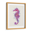 Caballo De Mar Rainbow Splash Pink Y Purple - Fab Funky | Cuadro decorativo de Canvas Lab