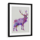 Deer 1 Rainbow Splash Pink Pink - Fab Funky | Cuadro decorativo de Canvas Lab