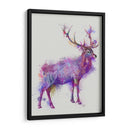 Deer 1 Rainbow Splash Pink Pink - Fab Funky | Cuadro decorativo de Canvas Lab