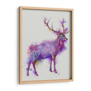 Deer 1 Rainbow Splash Pink Pink - Fab Funky | Cuadro decorativo de Canvas Lab