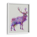Deer 1 Rainbow Splash Pink Pink - Fab Funky | Cuadro decorativo de Canvas Lab