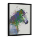Retrato De Caballo 1 Splash Del Arco Iris - Fab Funky | Cuadro decorativo de Canvas Lab