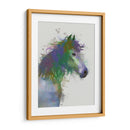 Retrato De Caballo 1 Splash Del Arco Iris - Fab Funky | Cuadro decorativo de Canvas Lab