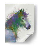 Retrato De Caballo 1 Splash Del Arco Iris - Fab Funky | Cuadro decorativo de Canvas Lab
