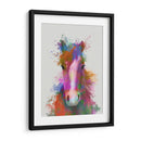 Retrato De Caballo 2 Splash Del Arco Iris - Fab Funky | Cuadro decorativo de Canvas Lab