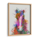 Retrato De Caballo 2 Splash Del Arco Iris - Fab Funky | Cuadro decorativo de Canvas Lab