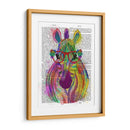 Splash De Cebra Arco Iris 1 - Fab Funky | Cuadro decorativo de Canvas Lab