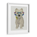 West Highland Terrier Flower Glasses - Fab Funky | Cuadro decorativo de Canvas Lab