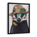 Gafas De Tejón Y Flores - Fab Funky | Cuadro decorativo de Canvas Lab