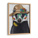 Gafas De Tejón Y Flores - Fab Funky | Cuadro decorativo de Canvas Lab