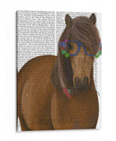 Gafas De Caballo Y Flores - Fab Funky | Cuadro decorativo de Canvas Lab