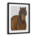 Gafas De Caballo Y Flores - Fab Funky | Cuadro decorativo de Canvas Lab