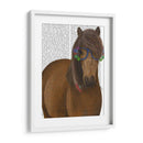 Gafas De Caballo Y Flores - Fab Funky | Cuadro decorativo de Canvas Lab