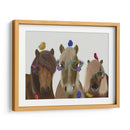 Trío De Caballos Con Gafas De Flores - Fab Funky | Cuadro decorativo de Canvas Lab