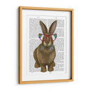 Conejo Y Gafas De Flores. - Fab Funky | Cuadro decorativo de Canvas Lab