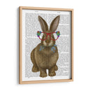 Conejo Y Gafas De Flores. - Fab Funky | Cuadro decorativo de Canvas Lab