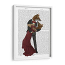 Bailarines Románticos De Zorros - Fab Funky | Cuadro decorativo de Canvas Lab