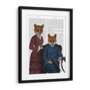 Fox Pareja Eduardianos - Fab Funky | Cuadro decorativo de Canvas Lab