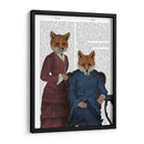 Fox Pareja Eduardianos - Fab Funky | Cuadro decorativo de Canvas Lab