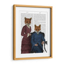 Fox Pareja Eduardianos - Fab Funky | Cuadro decorativo de Canvas Lab