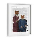 Fox Pareja Eduardianos - Fab Funky | Cuadro decorativo de Canvas Lab