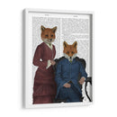 Fox Pareja Eduardianos - Fab Funky | Cuadro decorativo de Canvas Lab