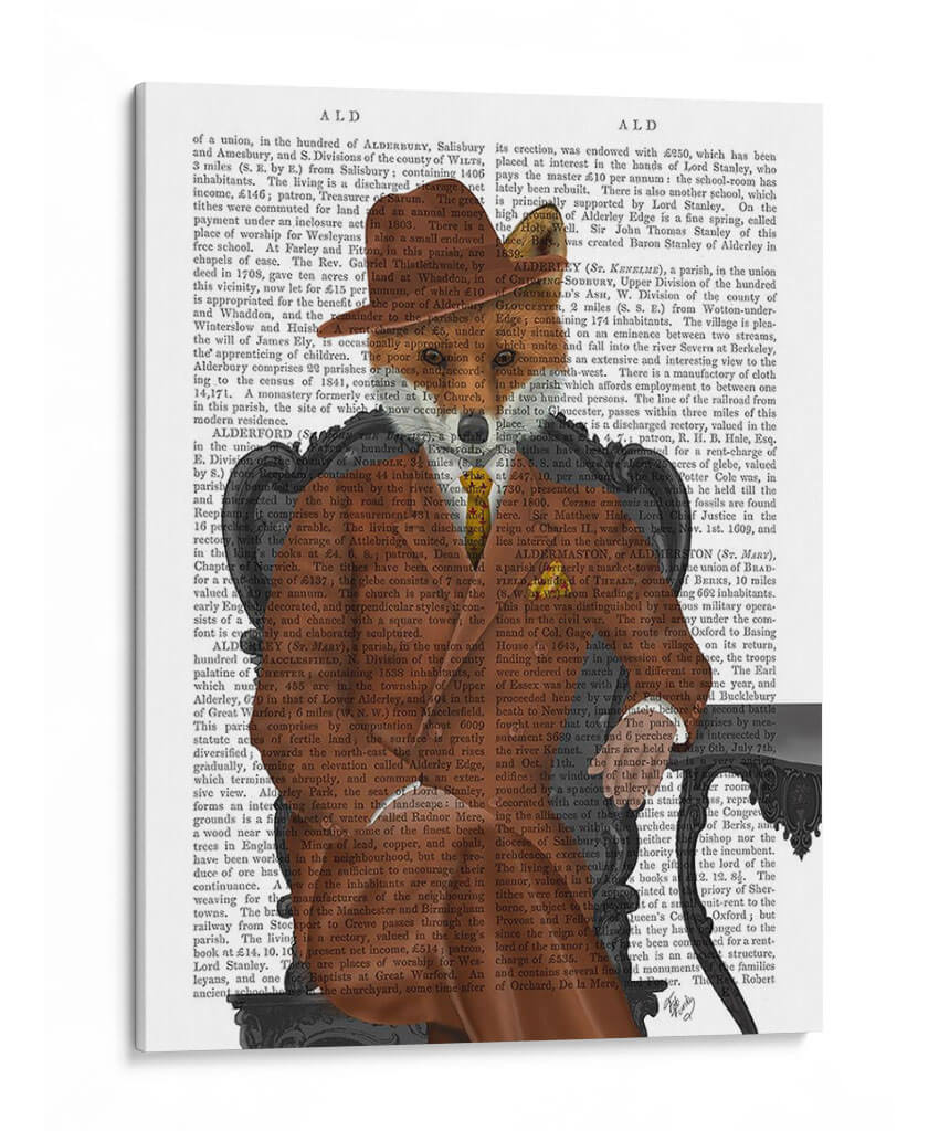 Fox 1930S Caballero - Fab Funky | Cuadro decorativo de Canvas Lab