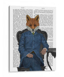 Fox Edwardian Gent, Portrtait - Fab Funky | Cuadro decorativo de Canvas Lab