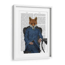 Fox Edwardian Gent, Portrtait - Fab Funky | Cuadro decorativo de Canvas Lab