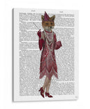Fox Lady 1920S Flapper - Fab Funky | Cuadro decorativo de Canvas Lab