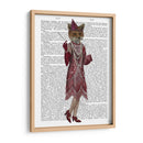 Fox Lady 1920S Flapper - Fab Funky | Cuadro decorativo de Canvas Lab