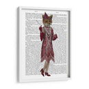 Fox Lady 1920S Flapper - Fab Funky | Cuadro decorativo de Canvas Lab