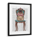Princesa Pug En Silla - Fab Funky | Cuadro decorativo de Canvas Lab
