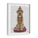 Labrador Amarillo Y Tiara, Completo. - Fab Funky | Cuadro decorativo de Canvas Lab