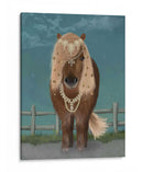 Caballo Marrón Caballo Con Campanas, Llena - Fab Funky | Cuadro decorativo de Canvas Lab