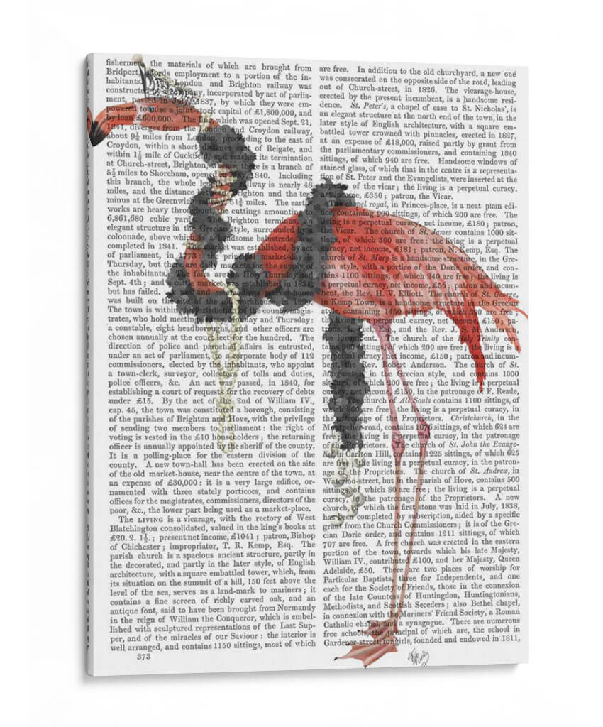 Flamenco Y Perlas, Llenas. - Fab Funky | Cuadro decorativo de Canvas Lab