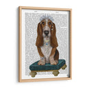 Basset Hound Y Tiara - Fab Funky | Cuadro decorativo de Canvas Lab