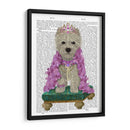 West Highland Terrier Con Tiara - Fab Funky | Cuadro decorativo de Canvas Lab