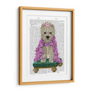 West Highland Terrier Con Tiara - Fab Funky | Cuadro decorativo de Canvas Lab