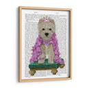 West Highland Terrier Con Tiara - Fab Funky | Cuadro decorativo de Canvas Lab